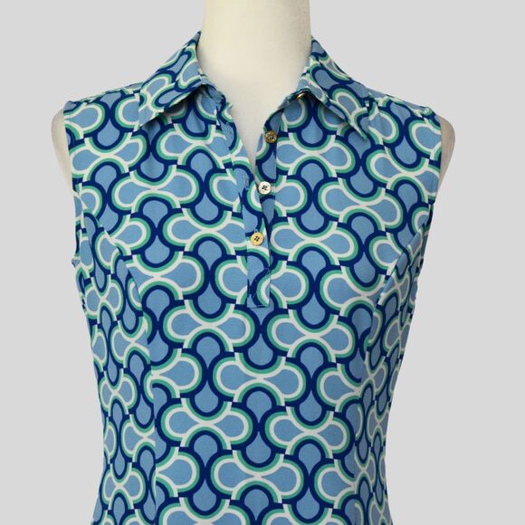 C. WONDER Women's Sleeveless Shift Dress Blue Size 0 - Picture 5 of 11